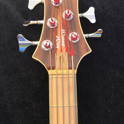 Wrong Way Customs Rosewood 5 String Rosewood Left Handed Bass Guitar Lefty image 8