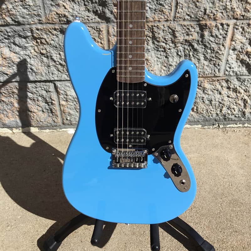 Squier Sonic Mustang HH California Blue (Blemish/Relic) image 1