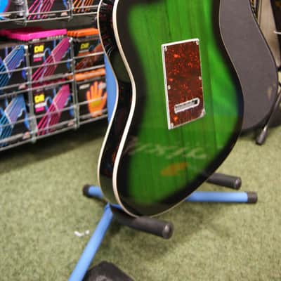 Revelation RJT-60 M TL semi acoustic guitar in greenburst image 18