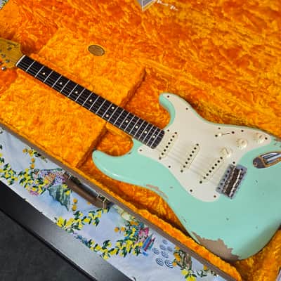 Fender Stratocaster Custom Shop 59 Surf Green Heavy Relic 2021 image 3