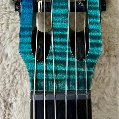 Godin Multiac Nylon Deluxe Acoustic Electric Oceanburst Guitar w/Gig Bag image 9