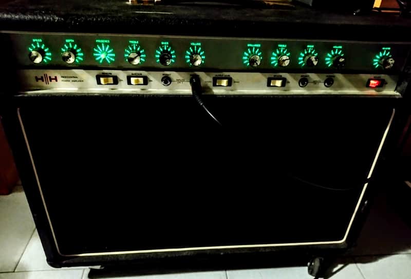 1973 Vintage British HH IC-100 Combo - Dr. Feelgood, Buzzcocks, Clash,T Rex, Genesis, Rush, Sweet, Iron Maiden, Sex Pistols, Johnny Marr, etc image 1