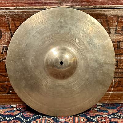 13" Zildjian A 1940s-50s Trans Stamp / 2nd Stamp Hi-Hat Cymbal Pair 446g/538g *Video Demo* image 2
