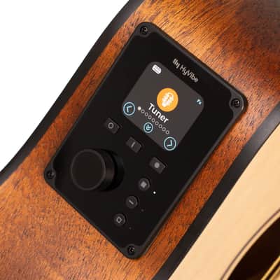 Cort Earth Series Go Hyvibe Acoustic Electric Guitar- Open Pore Natural image 2