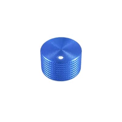 Tesi 20mm Solid Aluminum Knurled Replacement Knob - Blue image 1