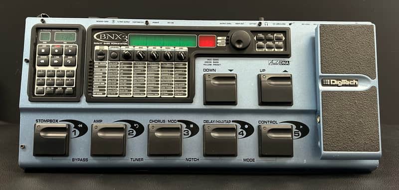 Digitech BNX3 GeNetX Bass Workstation Multi-Effects Pedal w/ 8-Track Recorder, Bag & Manual image 1
