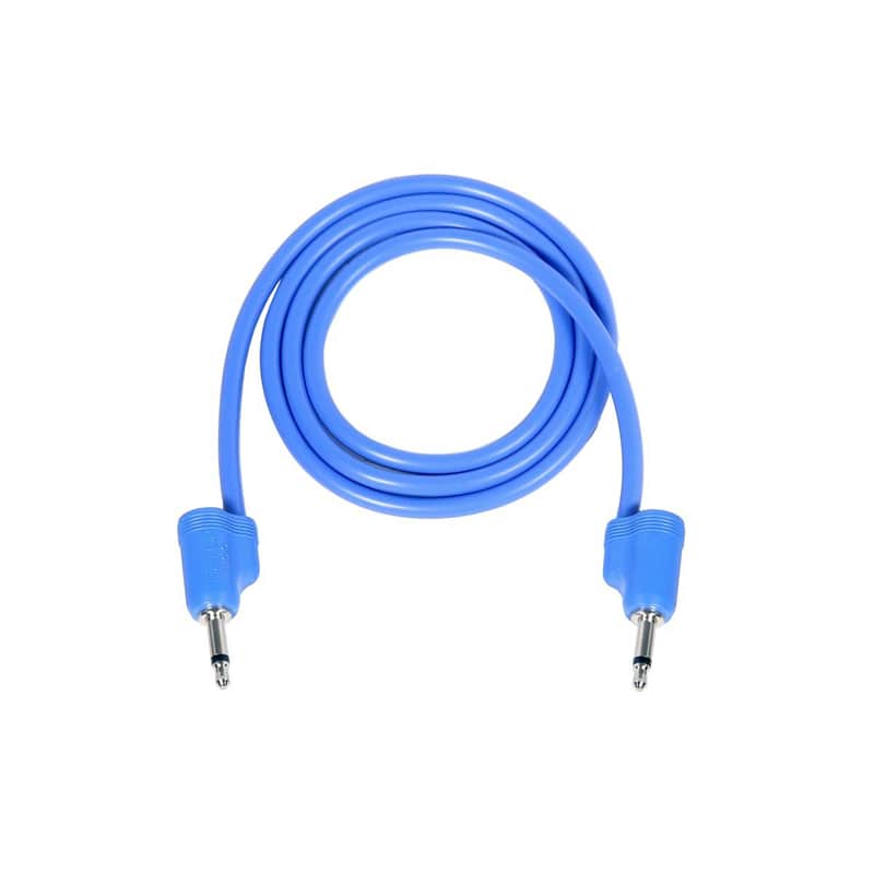 Tiptop Audio Stackcable 3.5mm TS Stackable Shielded Patch Cable - 75cm image 1