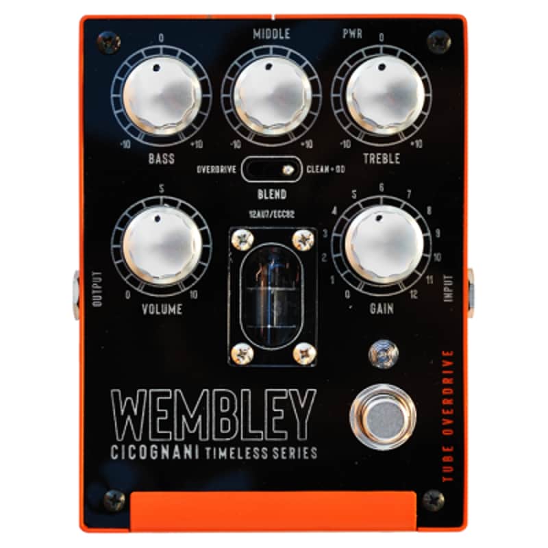 Cicognani Timeless Series Wembley Tube Overdrive + Signal Boost "Brown Sound Old Style Tone" image 1