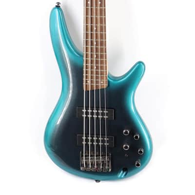 Ibanez Standard SR305E 5-String Electric Bass - Cerulean Aura Burst image 1