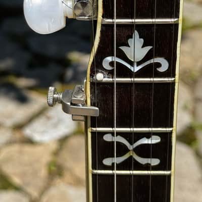 Washburn B-19 5 string banjo 1987 - Sunburst image 6