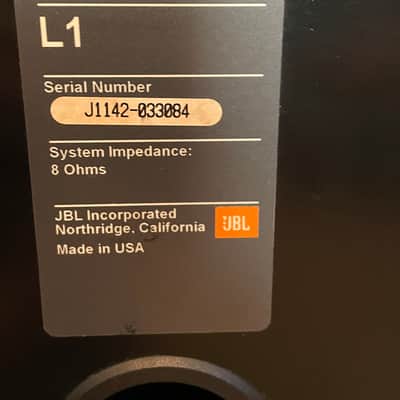JBL L1  Speakers- Black Ash image 8