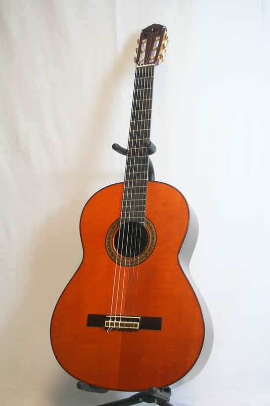 Vintage 1970s Yamaha GC-20D Classical Nylon String Acoustic Guitar Brazilian Rosewood MIJ OHSC image 1