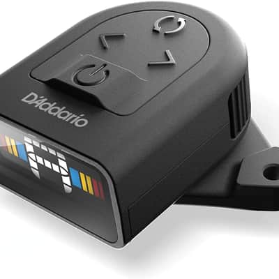 D'Addario Guitar Tuner - Micro Headstock Tuner - Tuner for Acoustic Guitar, Electric Guitar, Bass Guitar, Mandolin, Banjo, Ukelele - Compact & Discrete - Clip Free image 2