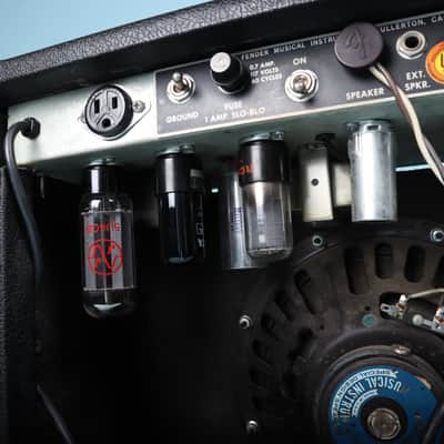 1972 Fender Princeton Reverb Guitar Amplifier Amp Silverface image 13