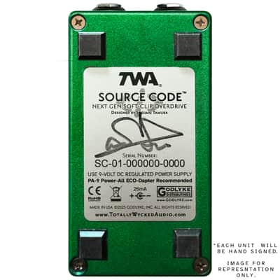 SIGNED—TWA Source Code overdrive designed by Susumu Tamura *Reverb.com exclusive* image 3