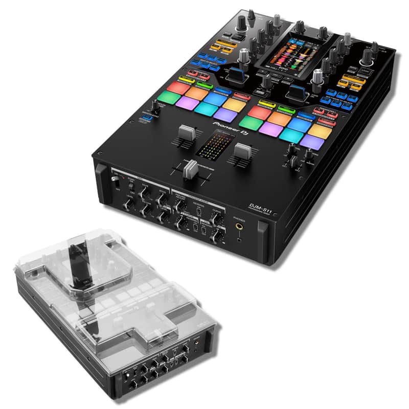 Pioneer DJ DJM-S11 2-channel Mixer for Serato DJ with Decksaver DS