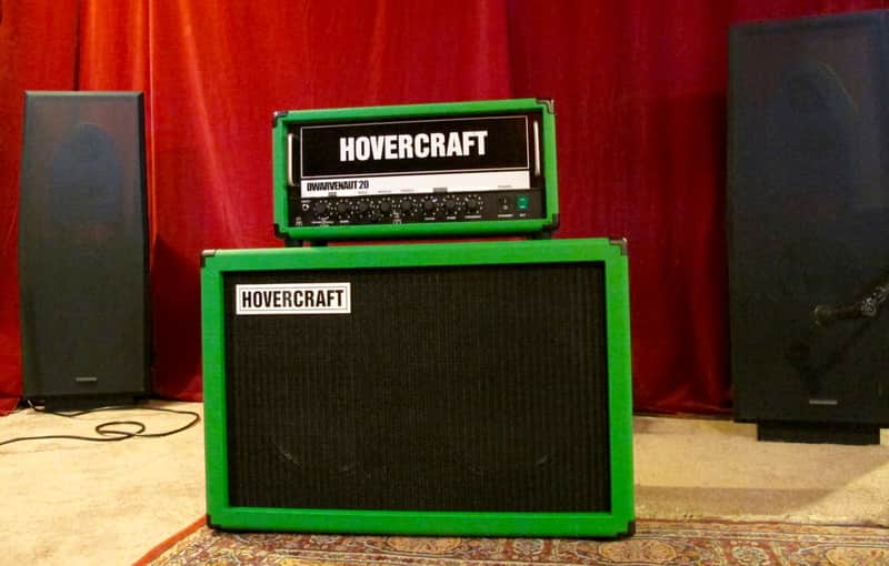Hovercraft 2x12 Guitar Cabinet Convertible Back Green Black White image 1