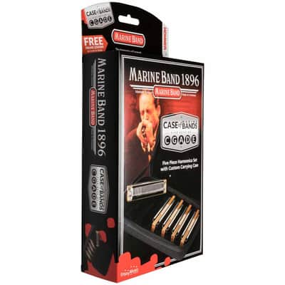 Hohner Marine Band Harmonica 5 Piece Set image 1