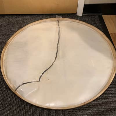 Set of 4 - Vintage Slingerland 22" & 28" Calfskin Bass Drum Heads (Rm3) image 7