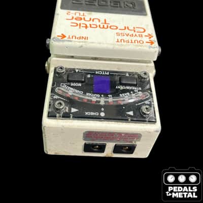 Boss TU-2 Chromatic Tuner (Dark Gray Label) 1998 - 2009 - White - X19911 image 3