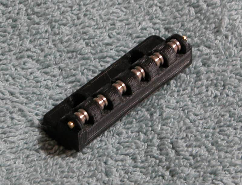 Original Roller Nut for Gretsch 5700 Palm Pedals Steel Slide Lap Guitar for DIY Builds Fits to width of fretboard spacing slightly wider than the little metal nut GeorgeBoards™ image 1