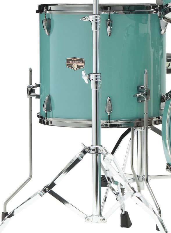 Tama IPF14AB-SLM Imperialstar Floor Tom 14 - Sky Blue Mist/Black Nickel HW image 1
