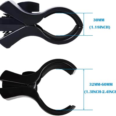 1 Pcs Large Microphone Clip, Mic clip holder is used with microphones between 32 and 60mm in diameter image 2