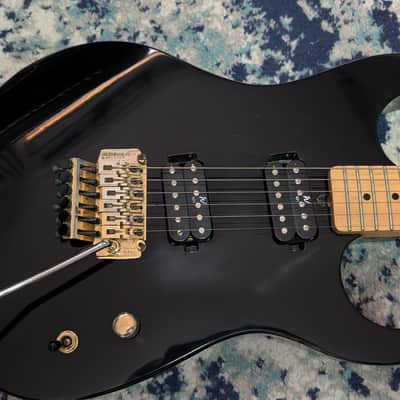 Washburn SS40 Black Solid Body Electric Guitar image 1