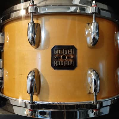 Gretsch 8x14 snare drum early 80s - Natural maple image 2