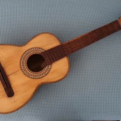 Project Vintage 1960s 3/4 Size Parlor Size Classical Guitar Mariachi Project Crack On Lower Bout Rarely Listed Mexico Mexican Mystery Maker image 18