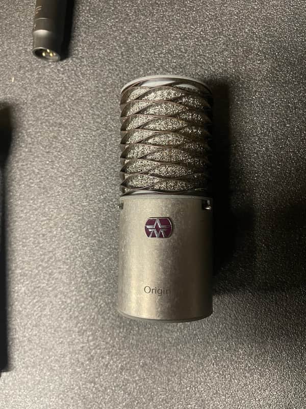 Aston Microphones Origin Large-diaphragm Condenser Microphone Bundle with On-Stage Stands DS7200B Adjustable Desktop Microphone Stand image 1