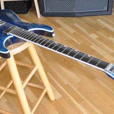ESP LTD MH-1000QM BLKOC Black Ocean / MH1000 Deluxe Series / Made In Korea / EMG X Upgraded / MH-1000 QM / W24060910 image 3