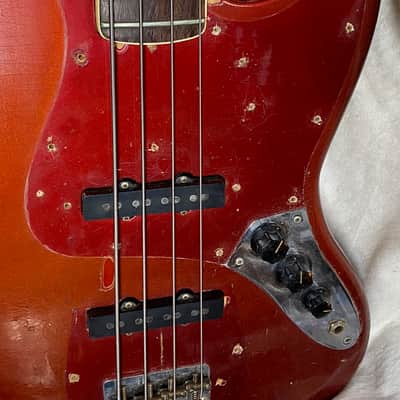 Fender Jazz Bass 1968 - Candy Apple Red - Custom Color - CAR image 18