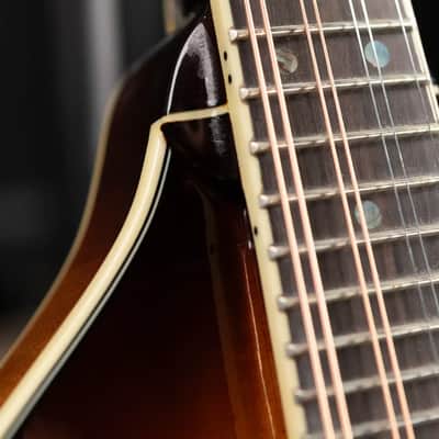 JBovier A4 A-Style Mandolin Violin Sunburst with Hardshell Case - Used image 8