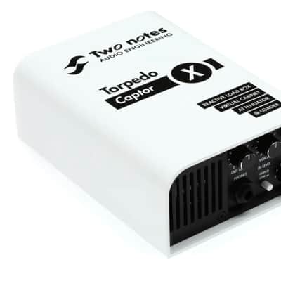 Two Notes Torpedo Captor X 8ohm Stereo Reactive Load Box / Attenuator 2022- White image 1