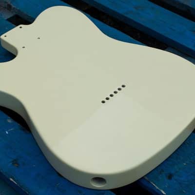 Eden Premier Series Semi-Hollow Alder Body Telecaster Guitar Vintage White image 11