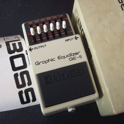 Boss GE-6 Graphic Equalizer | Reverb