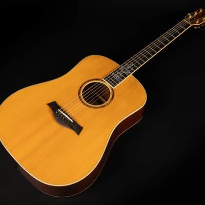 2000 Taylor XXV-DR 25th Anniversary - Natural | USA Limited Edition #350 / 500 Dreadnought Acoustic Guitar Quilted Sapele 18k Gold Inlays | CoA OHSC image 5