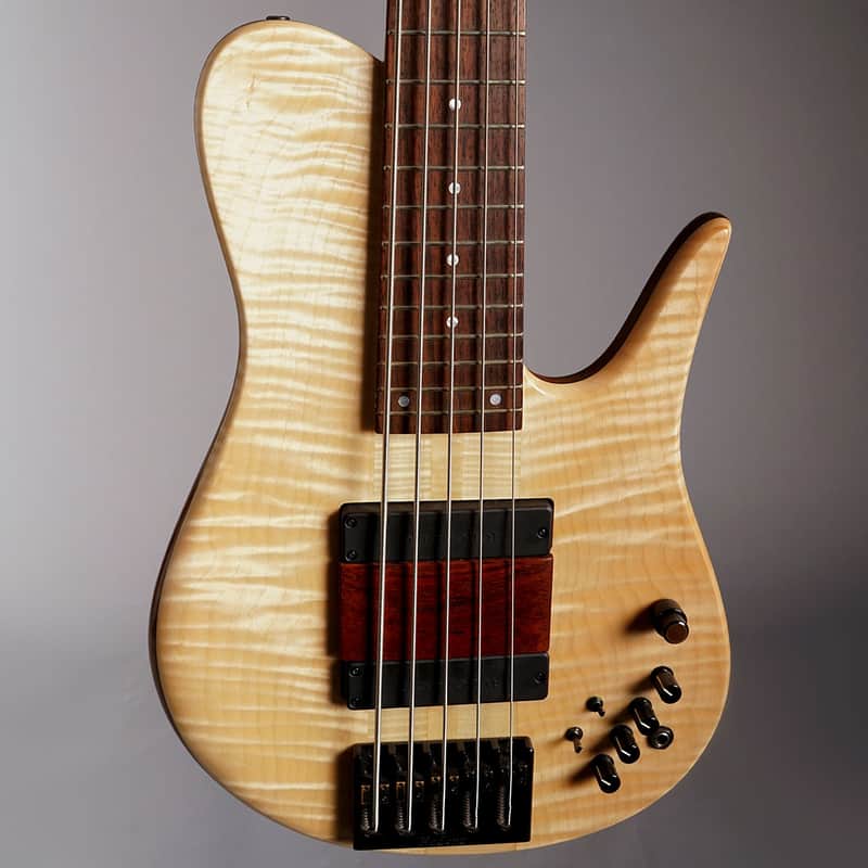 Fodera Imperial Elite 5 - Flame Maple Top image 1