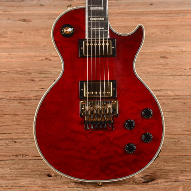 Epiphone Alex Lifeson Signature Les Paul Custom Axcess Ruby 2023 image 1