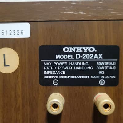Vintage Bookshelf Speakers ONKYO D-202AX (JDM) image 13