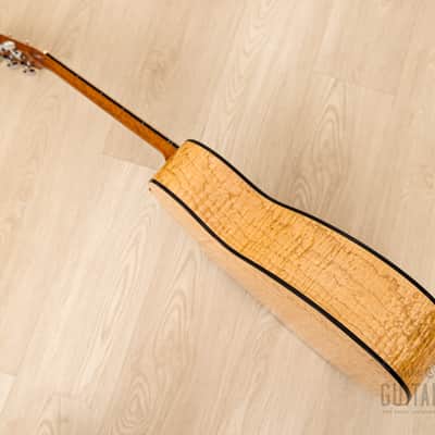 1994 Webber OM-C Cutaway Acoustic Guitar, Spruce & Figured Maple, Near-Mint w/ Case image 15