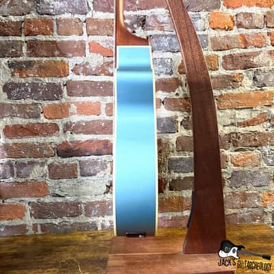 Fender Newporter Player Acoustic Electric Guitar (2020s - Ice Blue Metallic) image 8