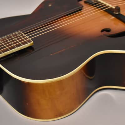 1930s Slingerland Nite-Hawk Archtop Acoustic Sunburst image 9