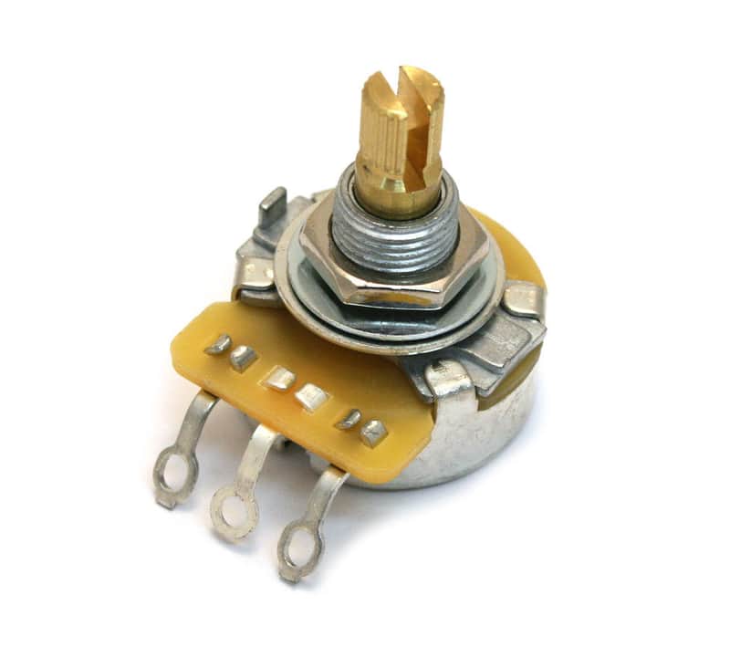 EP-4986-000 CTS 500K Linear Tone Pot, Split, Knurled Shaft Guitar/Bass image 1
