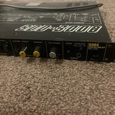 Korg SDD-3000 Digital Delay 1980s - Black image 5