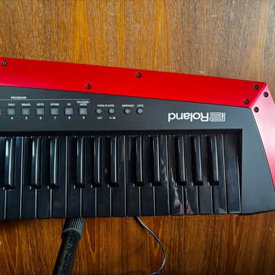 Roland AX-Edge 49-key Keytar Synthesizer - Black w/gig bag power supply image 4