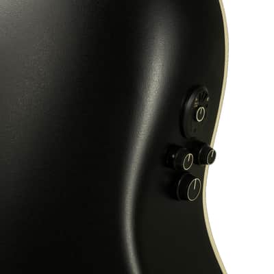 Ovation Pro Series Elite TX E-Acoustic Guitar 2058TX-5 Black Textured 12-String (2058TX-5-G) image 20