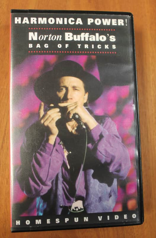 1994 Norton Buffalo Bag of Tricks Harmonica Power Homespun VHS Video image 1