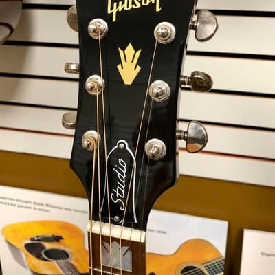 Gibson SJ-200 Studio Walnut Burst Acoustic Electric, Rosewood Fingerboard with Case image 12